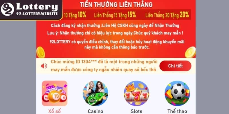 Khuyến mãi vòng quay may mắn hàng tháng hấp dẫn