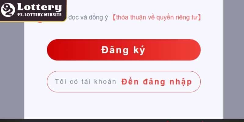 Thao tác hoàn tất đăng ký tài khoản cực dễ